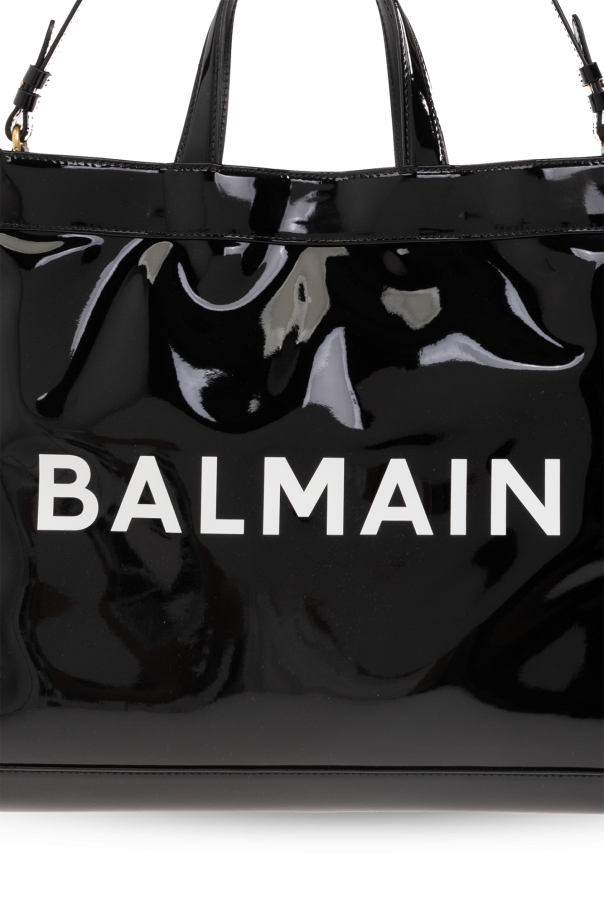 【関税・送料無料】Balmain フーディ BALMAIN (バルマン) PRINTED HOODIE ロゴプリント コットン